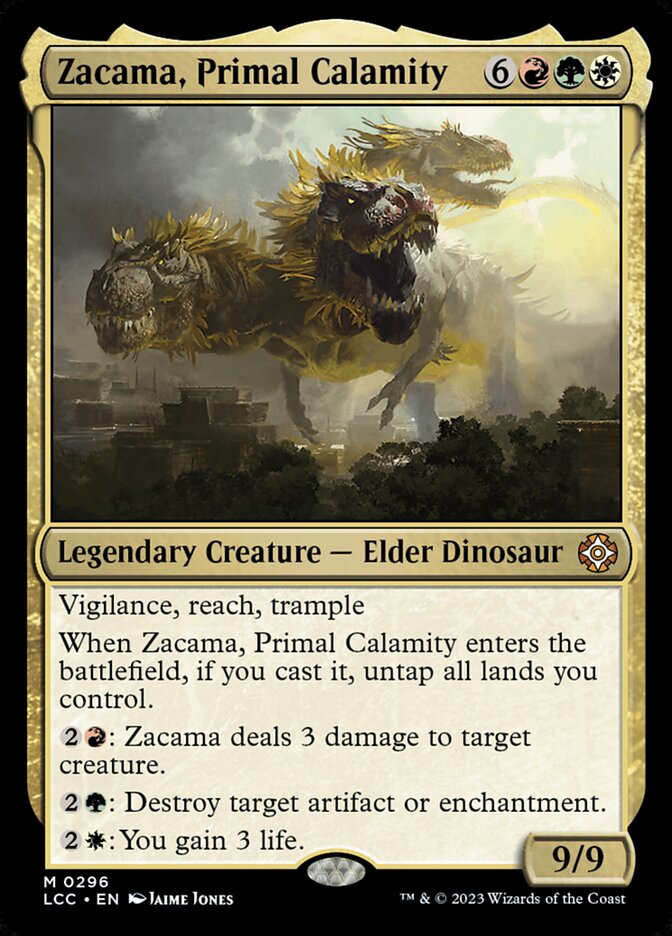 Zacama, Primal Calamity