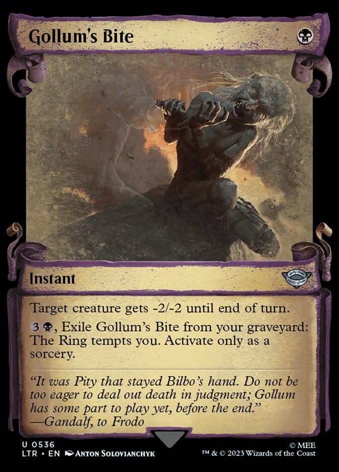 Gollum, Obsessed Stalker  Magic: the Gathering MTG Cards