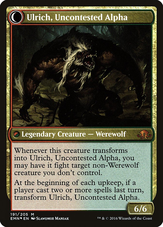 Ulrich, Uncontested Alpha