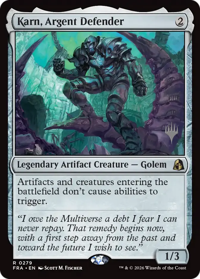 Karn, Argent Defender