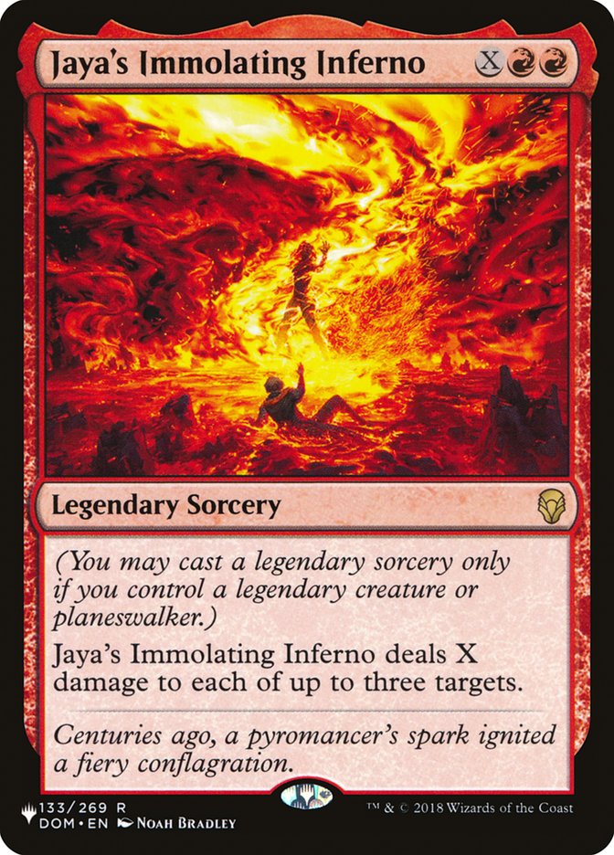 Jaya's Immolating Inferno