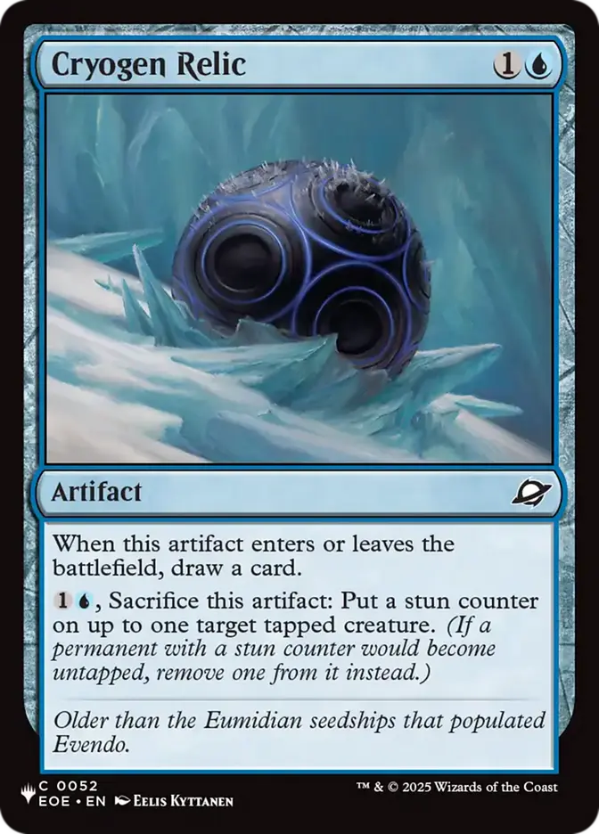 Cryogen Relic