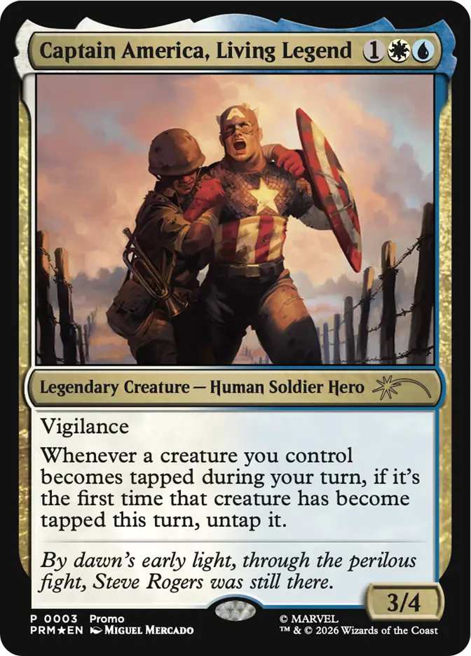 Captain America, Living Legend
