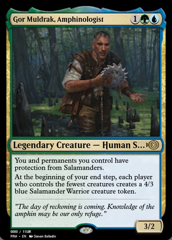 Gor Muldrak, Amphinologist