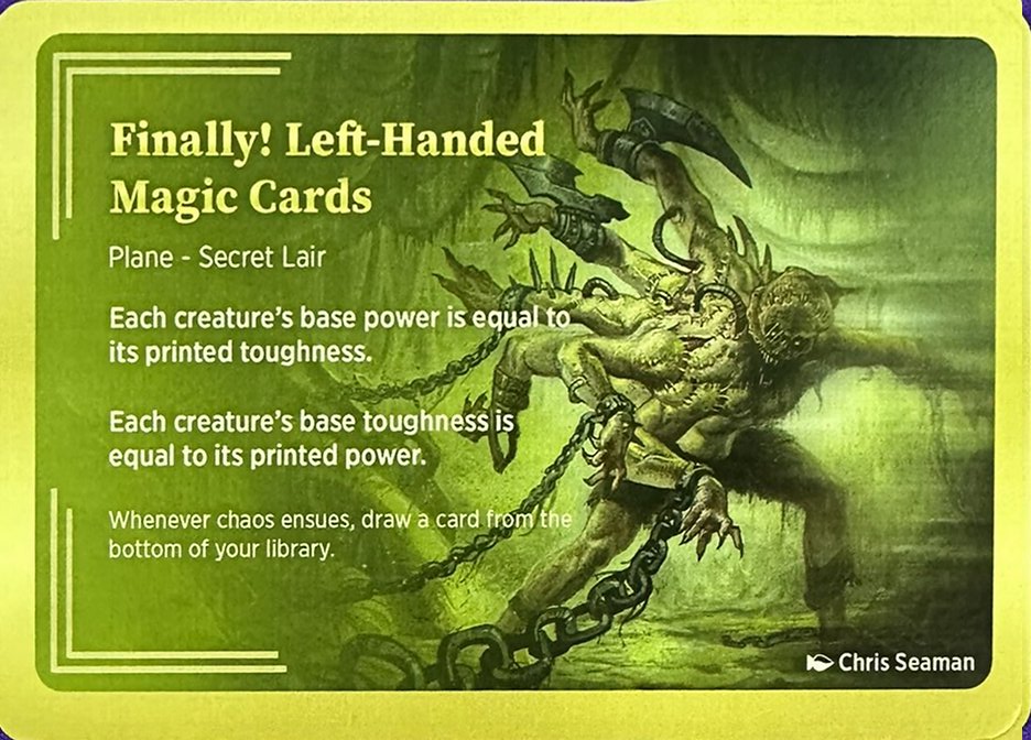 Finally! Left-Handed Magic Cards