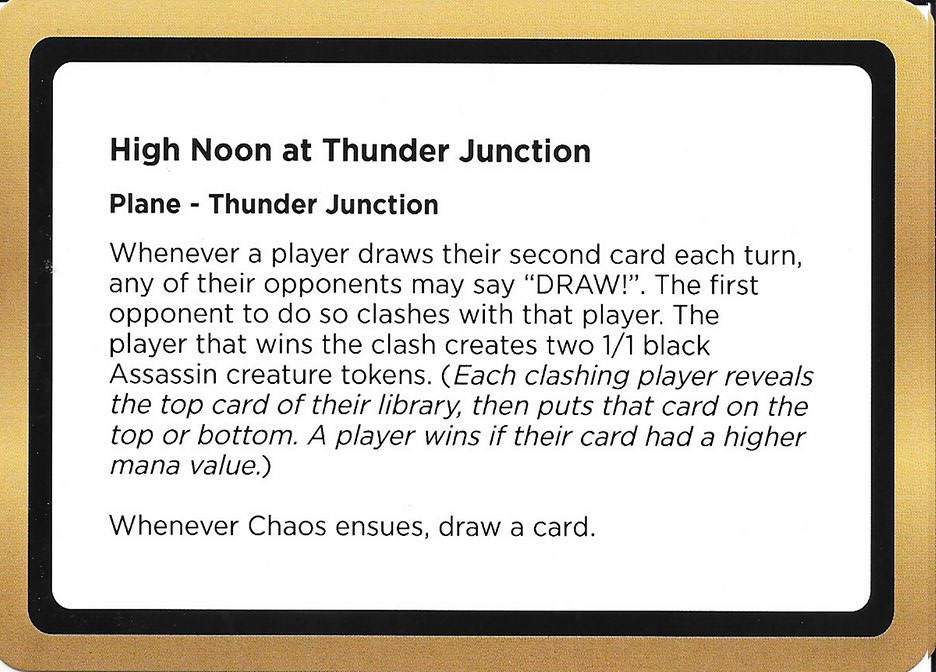 High Noon At Thunder Junction