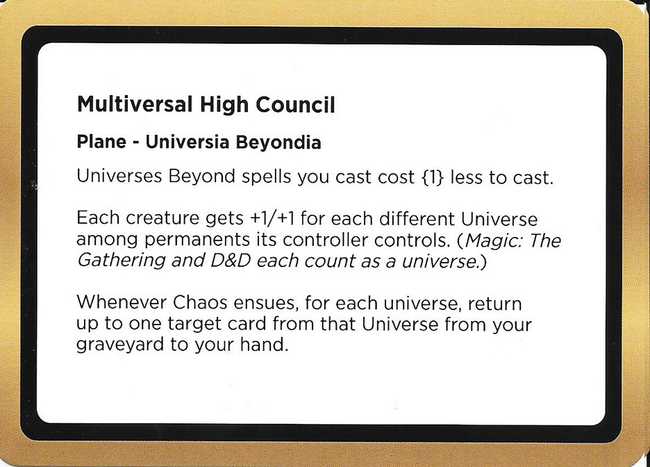 Multiversal High Council