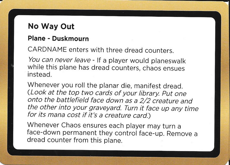 No Way Out (Playtest)