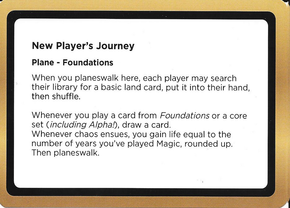 New Player's Journey