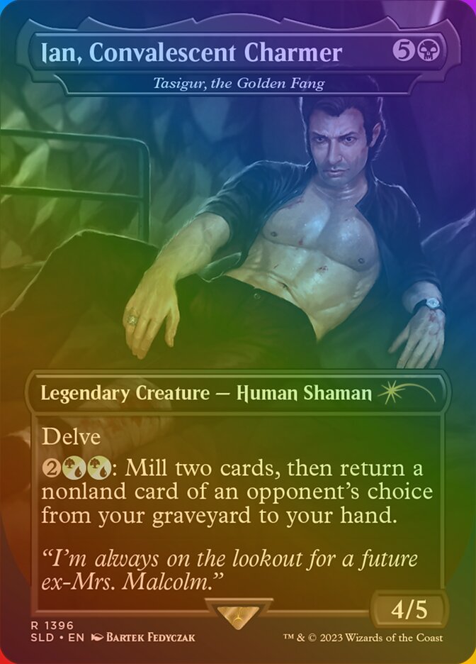 Jurassic World: Dr. Ian Malcolm Foil Edition - Secret Lair Drop Secret Lair  Drop - mtg.wtf