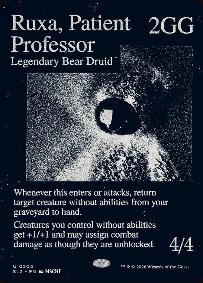 Ruxa, Patient Professor