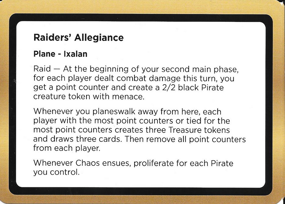 Raiders' Allegiance