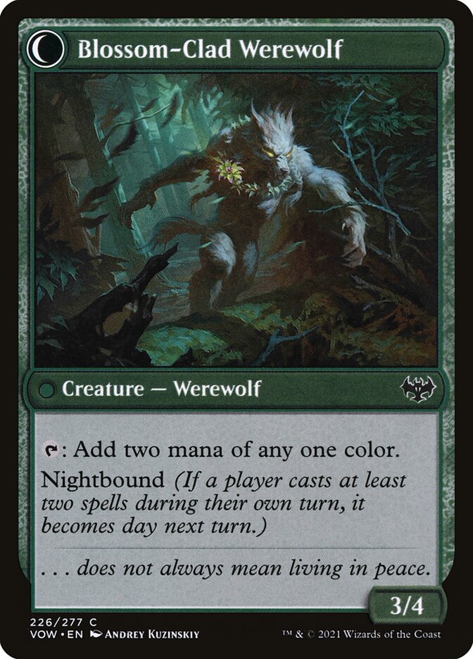 Blossom-Clad Werewolf