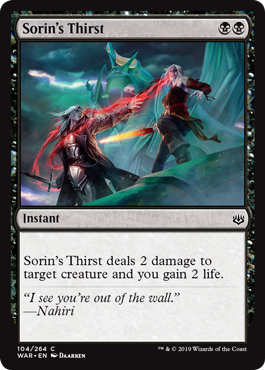 Sorin's Thirst