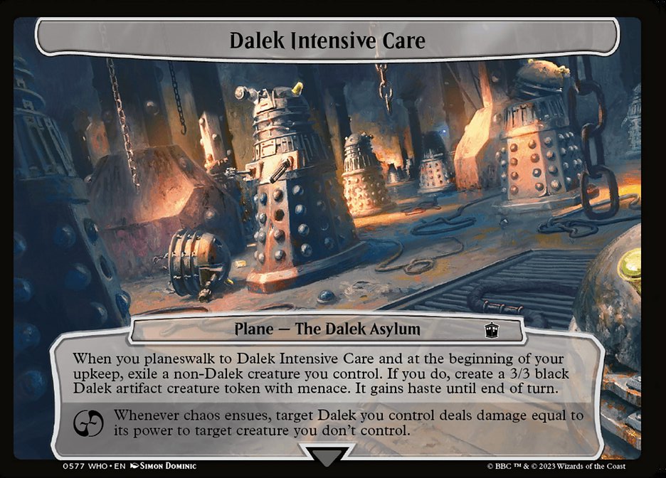 Dalek Intensive Care