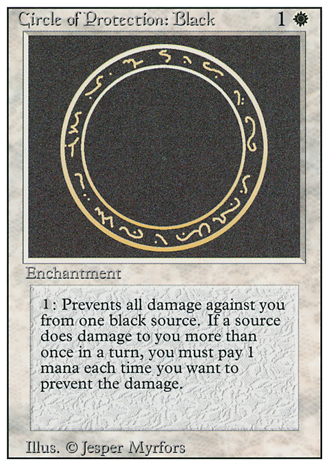 Circle of Protection: Black