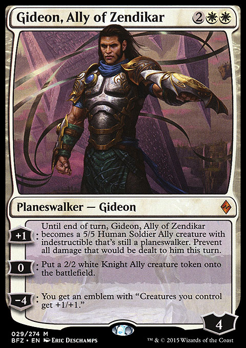 Gideon, Ally of Zendikar