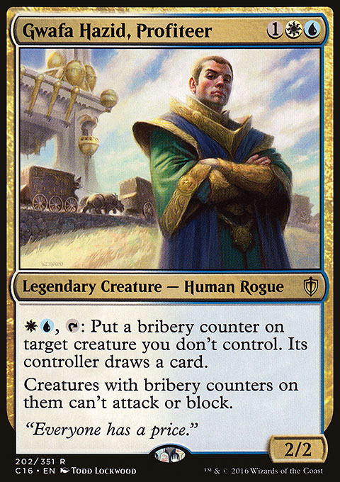 Gwafa Hazid, Profiteer