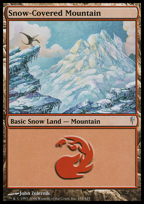 Snow-Covered Mountain