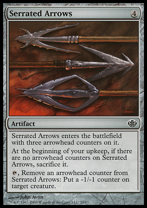 Serrated Arrows