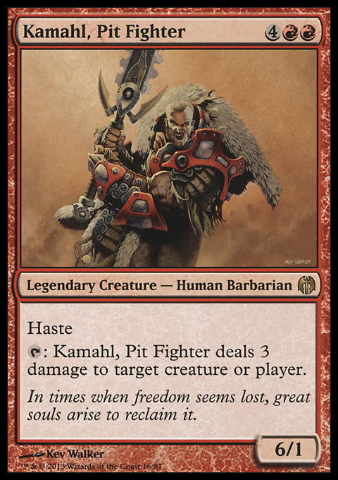 Kamahl, Pit Fighter