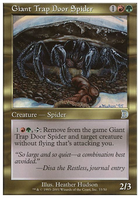 Giant Trap Door Spider