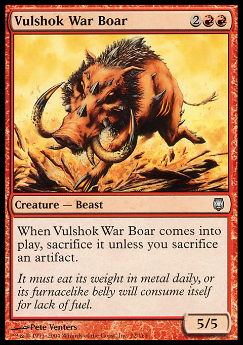 Vulshok War Boar