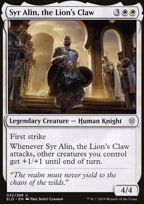 Syr Alin, the Lion's Claw