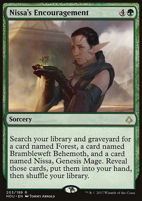 Nissa's Encouragement