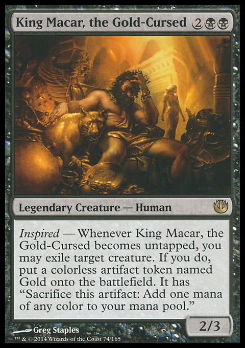 King Macar, the Gold-Cursed