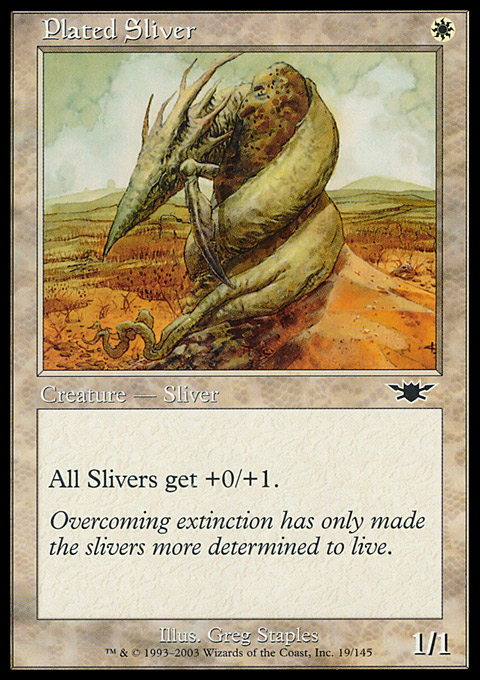 Plated Sliver