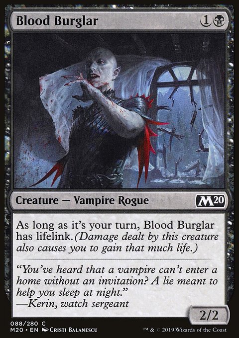 Blood Burglar