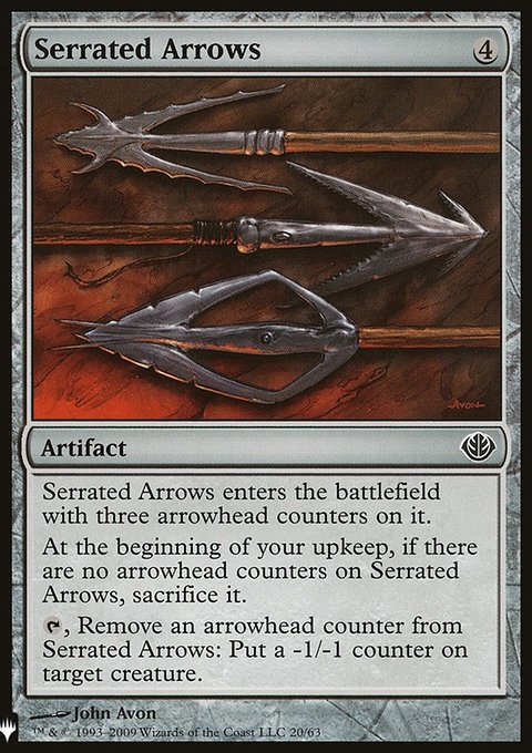 Serrated Arrows