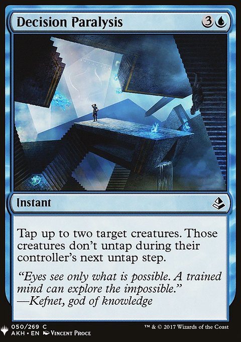 Decision Paralysis