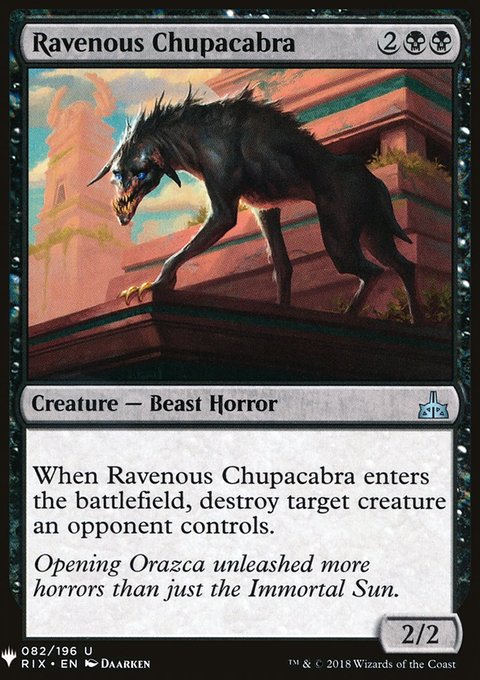 Ravenous Chupacabra