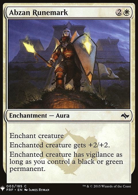 Abzan Runemark