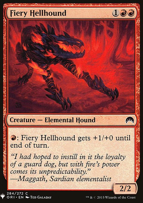 Fiery Hellhound