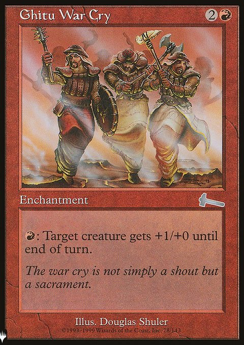 Ghitu War Cry