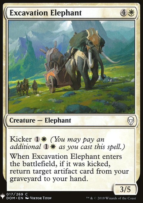 Excavation Elephant