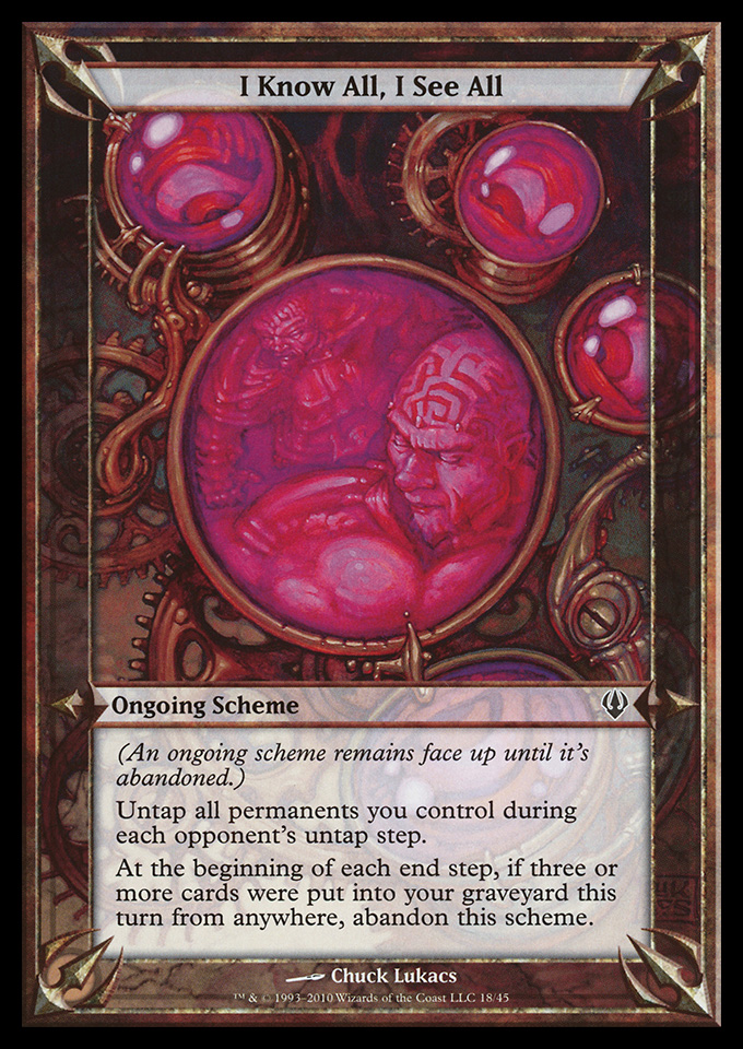 I Know All, I See All - mtg.wtf