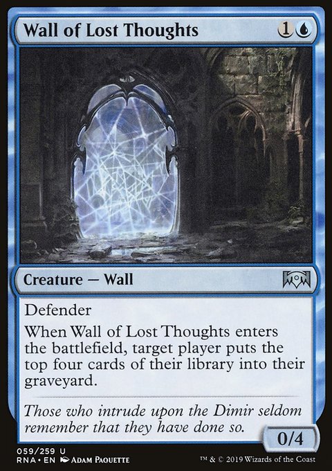 Wall of Lost Thoughts