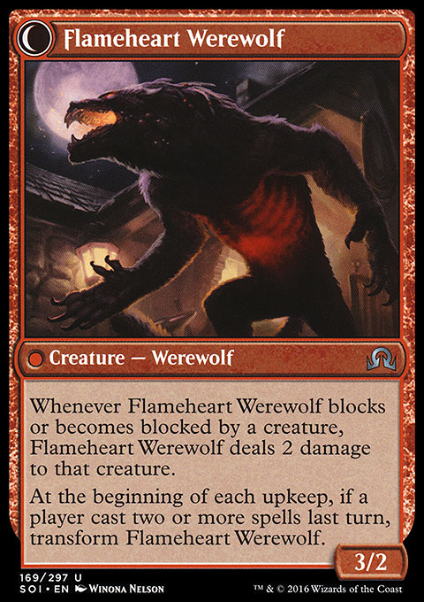 Flameheart Werewolf