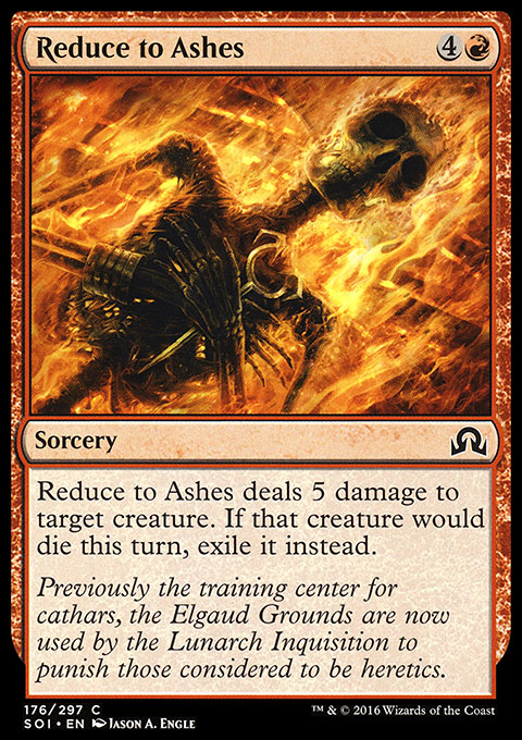 Reduce to Ashes