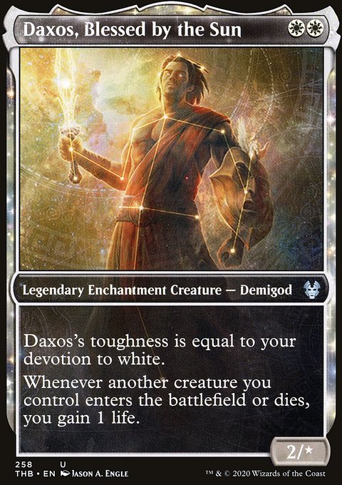 Daxos, Blessed by the Sun