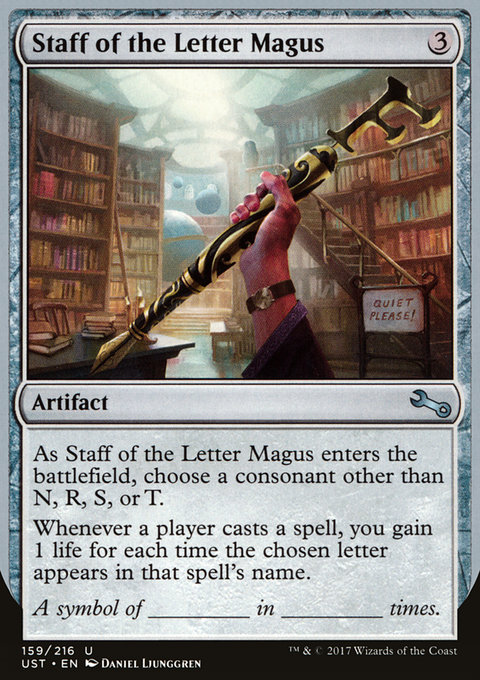 Staff of the Letter Magus