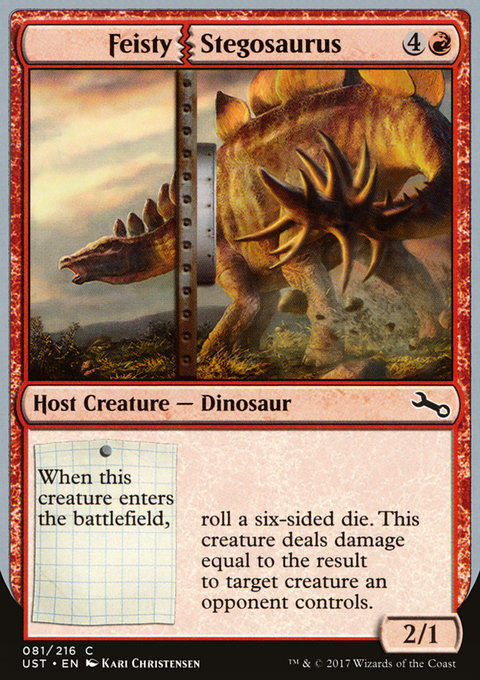 Feisty Stegosaurus