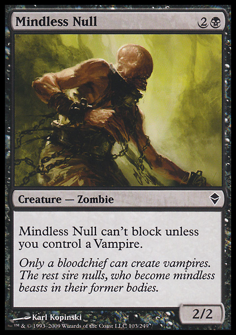 Mindless Null